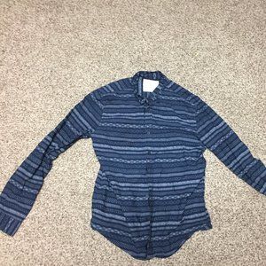 American Eagle Tribal Button Up shirt